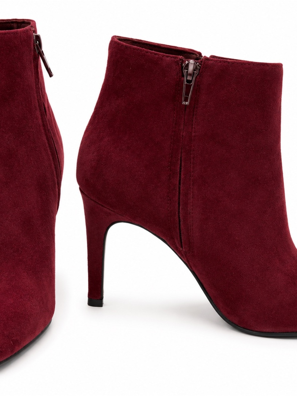 Banana Republic Burgundy Suede Ankle Booties